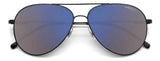 0003-XT - Matte Black - Gray Blue Mirro