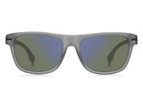 0RIW-HZ - Matte Gray - Green Blue Mirror