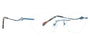 Totally Rimless TR321Trellis Eyeglasses